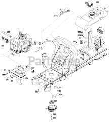 Cub Cadet 1300 (13A-130F100) - Cub Cadet Garden Tractor