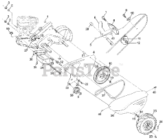 Poulan HD R500 K - Poulan Rear-Tine Tiller (2001-02)