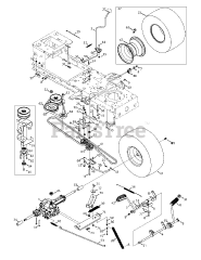 Craftsman 247.203761 (13AP78XS099) - Craftsman T1800 Lawn Tractor (2015)