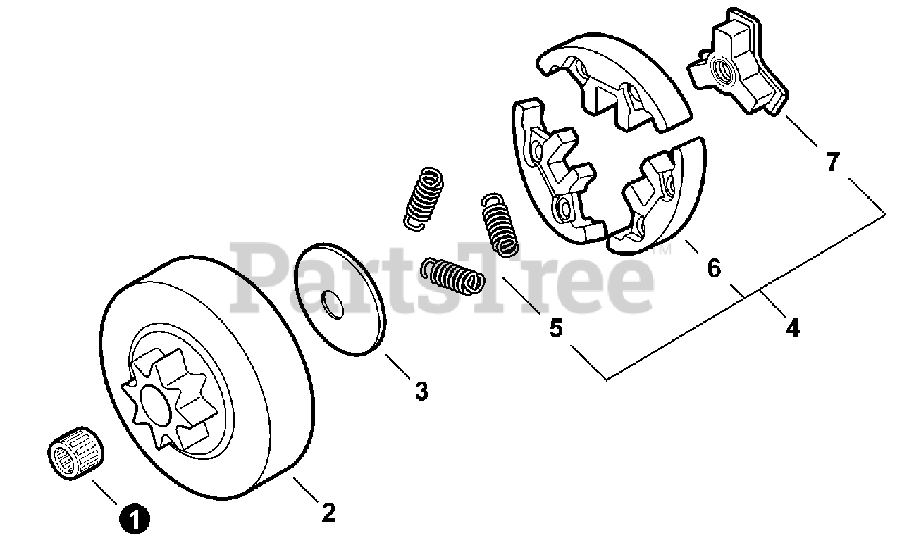 Echo CS355T Echo Chainsaw (SN C23411001001 C23411999999) Clutch