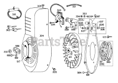 Briggs & Stratton 200402-0111-XX - Briggs & Stratton Horizontal Engine