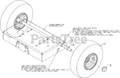 Cub Cadet CS 3310 (24A-424M709) - Cub Cadet Chipper/Shredder (2016) Wheels