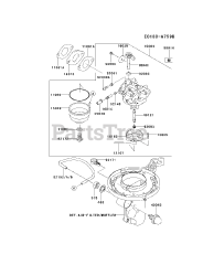 Kawasaki FJ180V-BS33 - Kawasaki Engine CARBURETOR