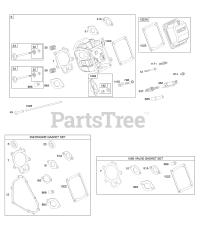 Briggs & Stratton 21X314-0110-E1 - Briggs & Stratton Horizontal Engine Cylinder Head, Gasket Set - Engine, Gasket Set - Valve, Valves