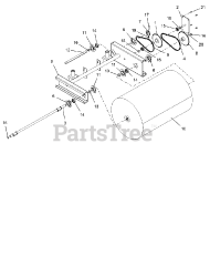Ariens 921025 - Ariens 28" Power Brush, Subaru (SN: 042000 - 054999) Brush Head