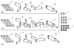 Cub Cadet 59A30066 (59A30066150) - Cub Cadet PRO Z 60" Mulch Kit General Assembly