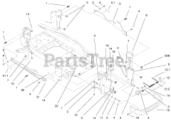 Toro 73560 (522 xi) - Toro Garden Tractor (SN: 089000001 - 089999999) (1998)