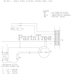 Generac ST02516JNSN - Generac 25kW Home Standby Generator (SN: 4957525 - 4957525) (2008) Wiring Diagram (0F6839)