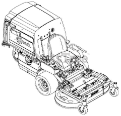 Exmark NV730EKC48 - Exmark 48" Navigator Front Mount Mower, Kohler ECV730 EFI (SN: 314000000 - 314999999) (2014)