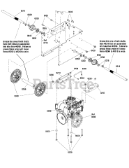 Simplicity M 1227 E (1696235-00) - Simplicity 27" Snow Thrower, 11.5hp Traction Drive Group - General Transmission