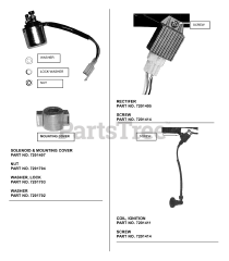 Murray S-1544 - Murray 90cc ATV (2002) Electrical (part 3)