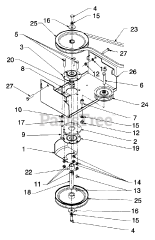 White Outdoor 190-624-000 - White Outdoor 45" Snow Thrower Attachment (1998)