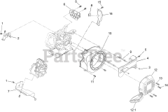 Toro 38752 (721 R) - Toro 21" Power Clear Snow Thrower (SN: 400000000 - 406765201)
