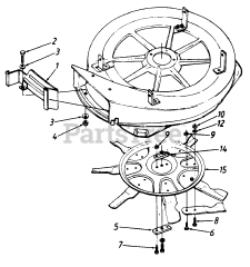 Cub Cadet 093 (190-093-100) - Cub Cadet 30" Mulch Kit (1991) att