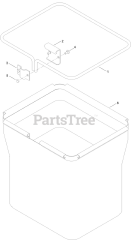 Exmark 142-6387 - Exmark Bagger for 42" Quest Mower (SN: 416150475 - 417930745) (Rev A) (2024)