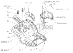 Cub Cadet XT1-LT 42 (13A6A9CS056) - Cub Cadet 42" XT1 Enduro Lawn Tractor (2020) Fender