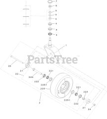 Exmark VXS750AKC48400 - Exmark 48" Vertex S-Series Stand-On Mower, Kohler EZT750 (SN: 417930746 & Above) (Rev A) (2025)