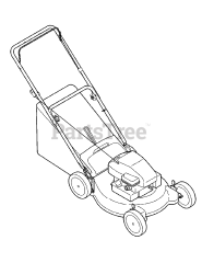 Craftsman 247.388140 (11A-418C099) - Craftsman Walk-Behind Mower (2010) (Sears)
