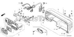 Honda EB5000X K3 AT (EBPC) - Honda Generator, Made in China (SN: EBPC-1000001 - EBPC-1499999) A.V.R. UNIT@CONTROL PANEL CASE