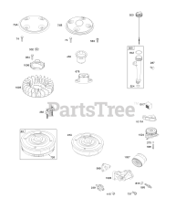Briggs & Stratton 358777-0100-E1 - Briggs & Stratton Vertical Engine Flywheel, Lubrication