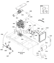 Briggs & Stratton 076830-04 - Briggs & Stratton Fortress 35kW Liquid Cooled Home Standby Generator