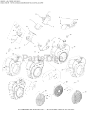 Kohler CH745-0010 - Kohler Command PRO EFI Engine, Basic Version, 28hp, 20.9kW 06 Blower Housing