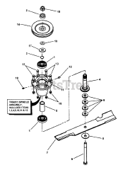 Snapper SPE 480 (84404) - Snapper 48" Mower Deck Assembly