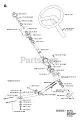 Husqvarna PF 21 AWD (953536501) - Husqvarna Proflex Swedish Riding Mower (2005-04) STEERING