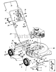 White Outdoor 113-052A190 - White Outdoor 20" Walk-Behind Mower (1993)