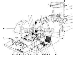 Toro 56006 - Toro 25" Premium Rear-Engine Riding Mower (SN: 001000001 - 001999999) (1981)