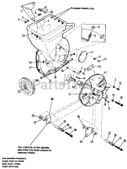 Simplicity 5C (1692203) - Simplicity Chipper Shredder Housing &amp; Rotor Group - Models 5/14 &amp; 8/14