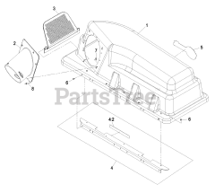 Exmark 109-9764 - Exmark Ultra Vac Bagger for Quest Mower (SN: 850000 - 919999) (2010)