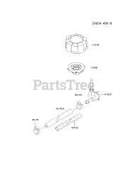 Kawasaki FJ180V-AS21 - Kawasaki Engine FUEL-TANK/FUEL-VALVE