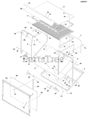 Simplicity 5600754 - Simplicity 61" EZ Dump 12 cu. ft. Hopper for IS 3100 Z
