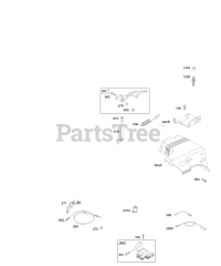 Briggs & Stratton 216112-0110-E1 - Briggs & Stratton Horizontal Engine Controls, Governor Spring, Ignition