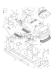 Briggs & Stratton 425017x190B (7800301) - Briggs & Stratton 42" Lawn Tractor (2007)