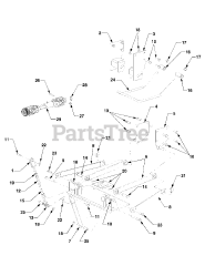 Cub Cadet 842 (590-842-100) - Cub Cadet Deck Mounting Kit att2 General Assembly