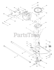 Troy-Bilt OEM-190-825 - Troy-Bilt 30" Hydraulic Tiller Attachment (2003)