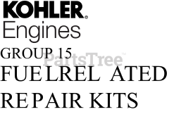 Kohler ZT730-3027 - Kohler Confidant Engine, Made for Excel, 23hp, 747cc 15 Carb Repair Kits