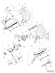 Husqvarna HUV 4210 EXP - Husqvarna 4x2 Utility Vehicle, Electric (2006-11) Transaxle (Part B)