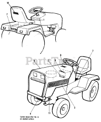 Simplicity 1692132 - Simplicity SunStar 48" Garden Tractor, 18hp