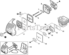 Echo SHC-266 - Echo Shaft Hedge Trimmer (SN: T44113001001 - T44113999999) Intake S/N T44113001001 - T44113001040