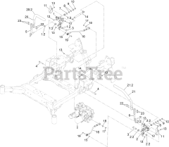 Toro 72028 (7500-D) - Toro 60" Z Master Zero-Turn Mower, Rear-Discharge Deck (SN: 416262337 - 416288793) Motion Control Assembly