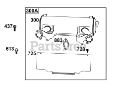 Briggs & Stratton 613477-4247-J1 - Briggs & Stratton Horizontal Engine