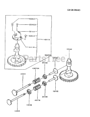 Kawasaki FB460V-DS14 - Kawasaki Engine VALVE/CAMSHAFT