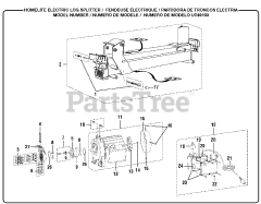 Homelite UT-49103 - Homelite Electric Log Splitter General Assembly (Part 2)