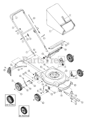 Yard Machines 11A-414E729 - Yard Machines Walk-Behind Mower (2005) (Home Depot)