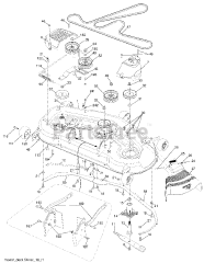 Poulan Pro PB 26H54 YT (960420110-00) - Poulan Pro Lawn Tractor (2009-12) Mower Deck