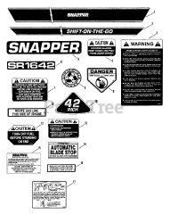 Snapper 421613BVE1 (80556) - Snapper 42" Rear-Engine Riding Mower, 16hp
