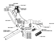 Husqvarna 22 RL - Husqvarna String Trimmer (1989-10) Pole Assembly